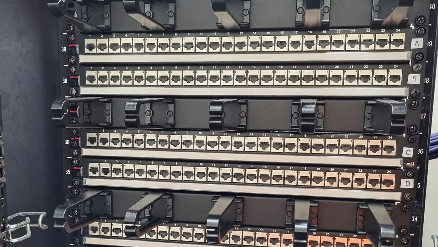 Structured cabling installation for a government facility