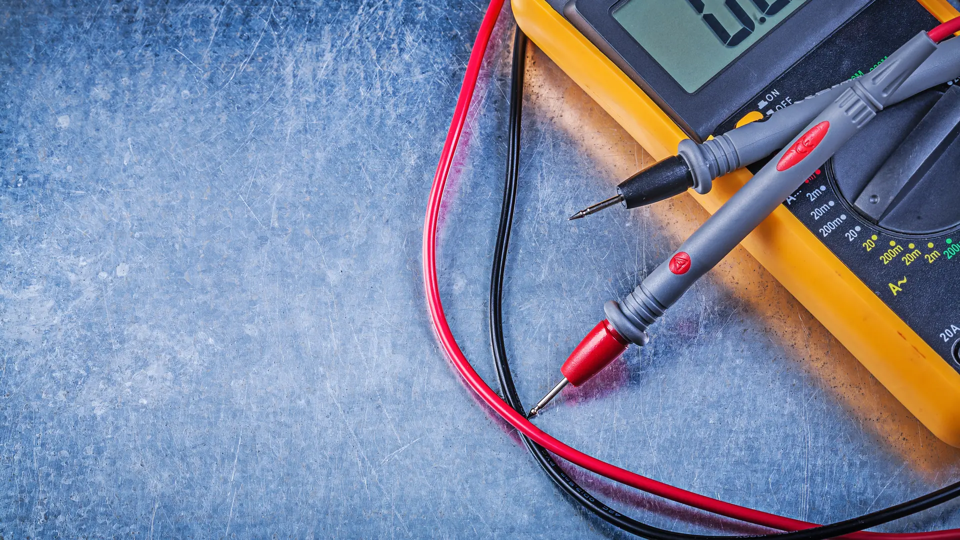 Electrical testing equipment used for programmed maintenance