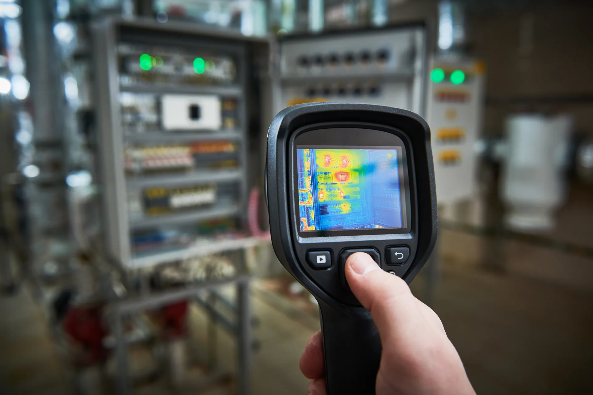 Thermal imaging inspection of electrical equipment